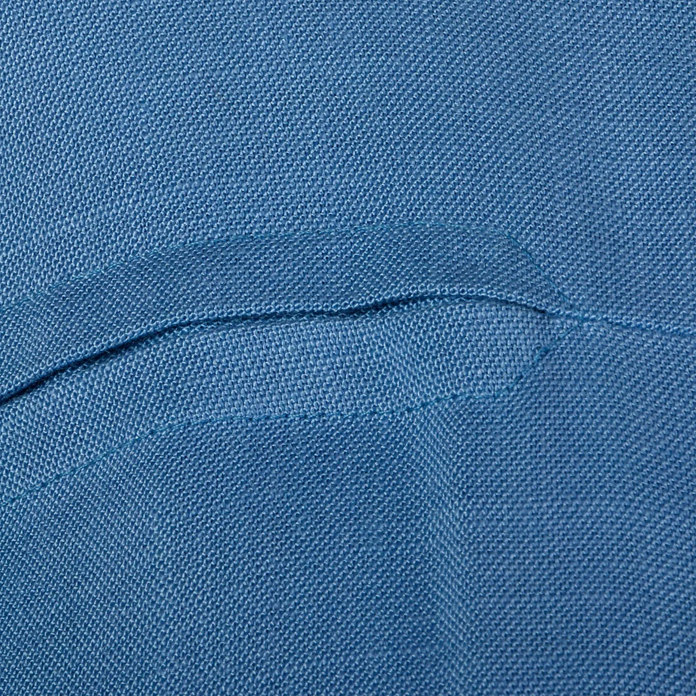 1950s Blue Rayon Day Dress