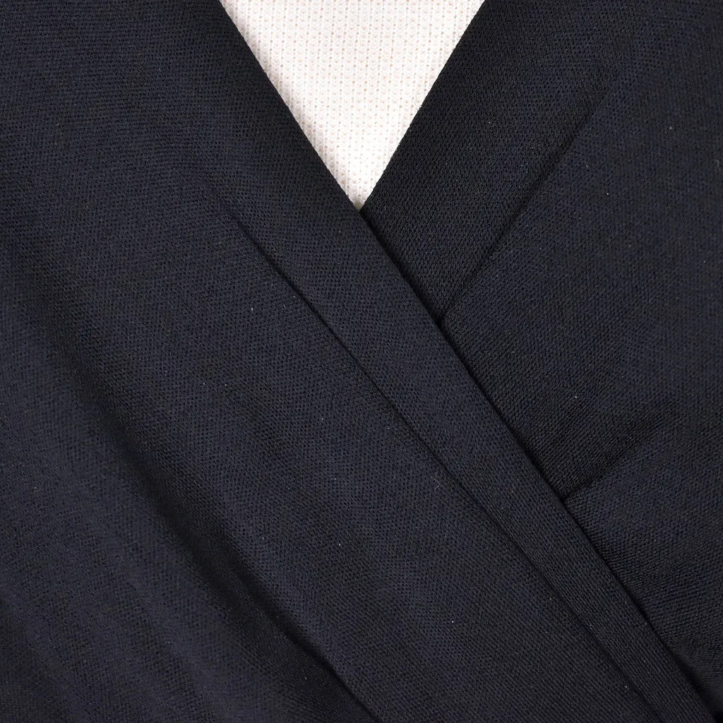 1960s Vintage LBD Wool Skirt Dress