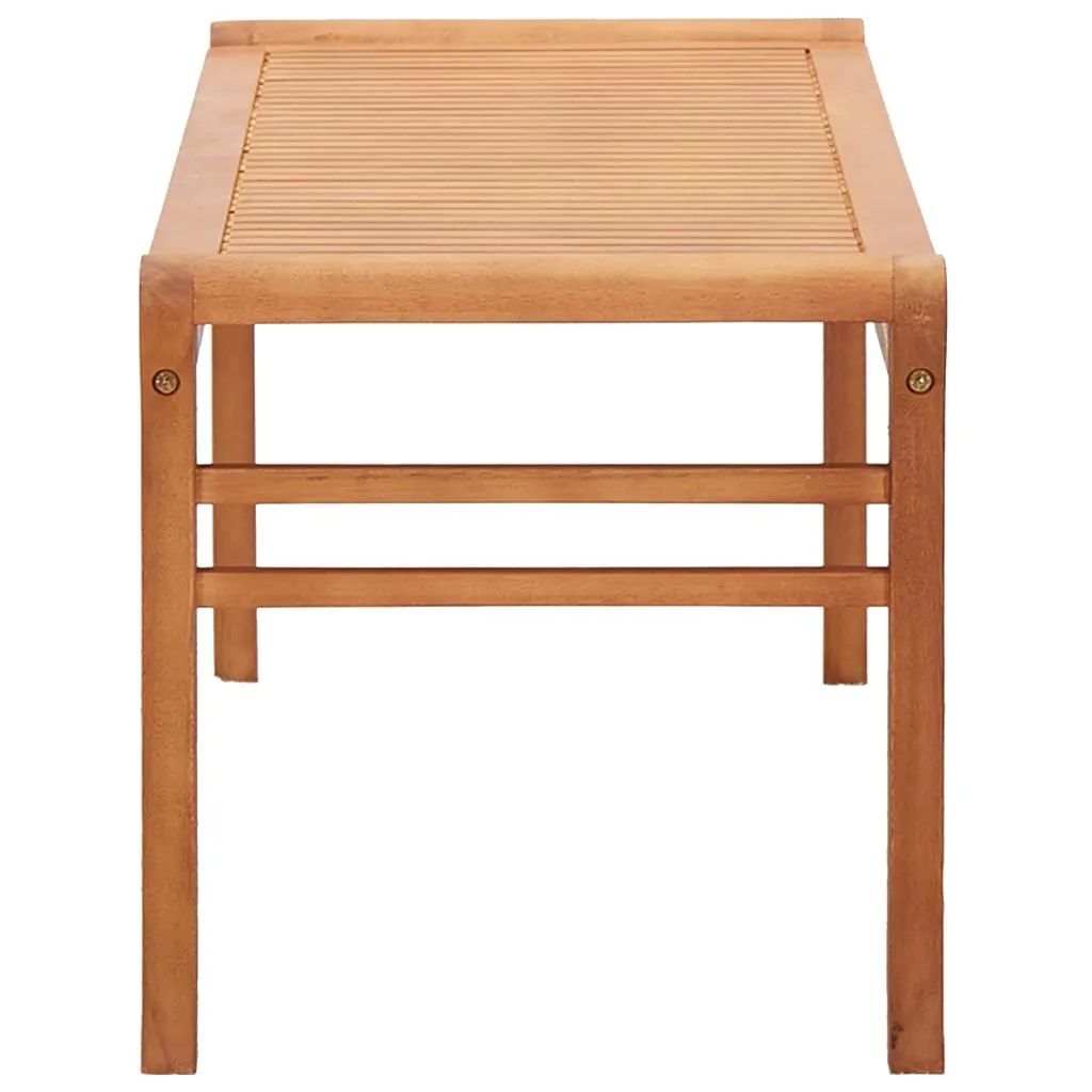 2-Seater Garden Bench 120 cm  Solid Eucalyptus Wood