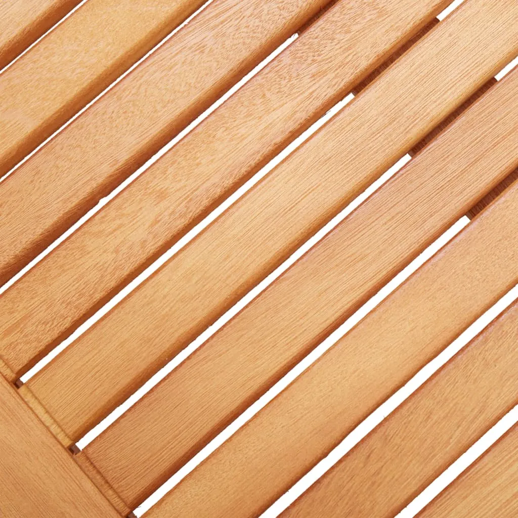 2-Seater Garden Bench 120 cm  Solid Eucalyptus Wood