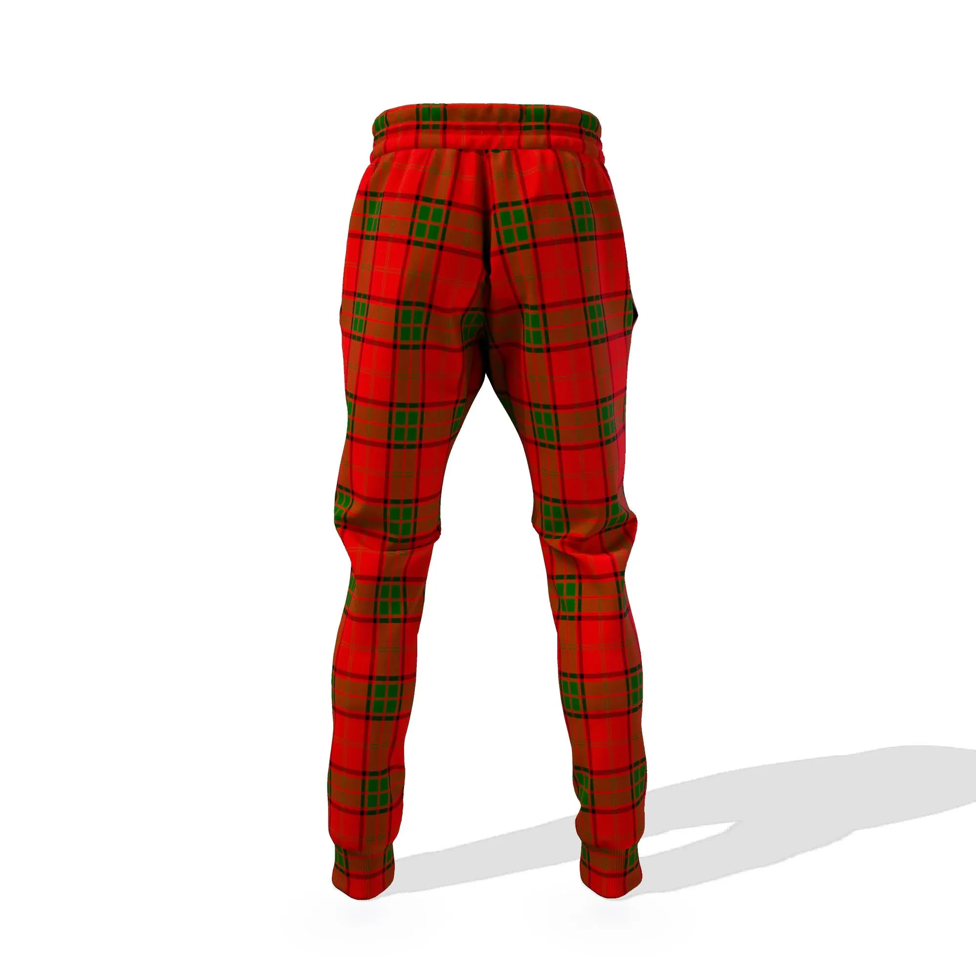 Adair Tartan Joggers Pants with Family Crest