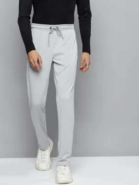 Alcis Men Grey Solid Slim Fit Running Track Pants