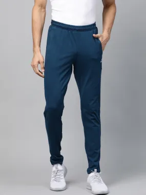 Alcis Men Teal Blue Solid Outdoor Track Pants