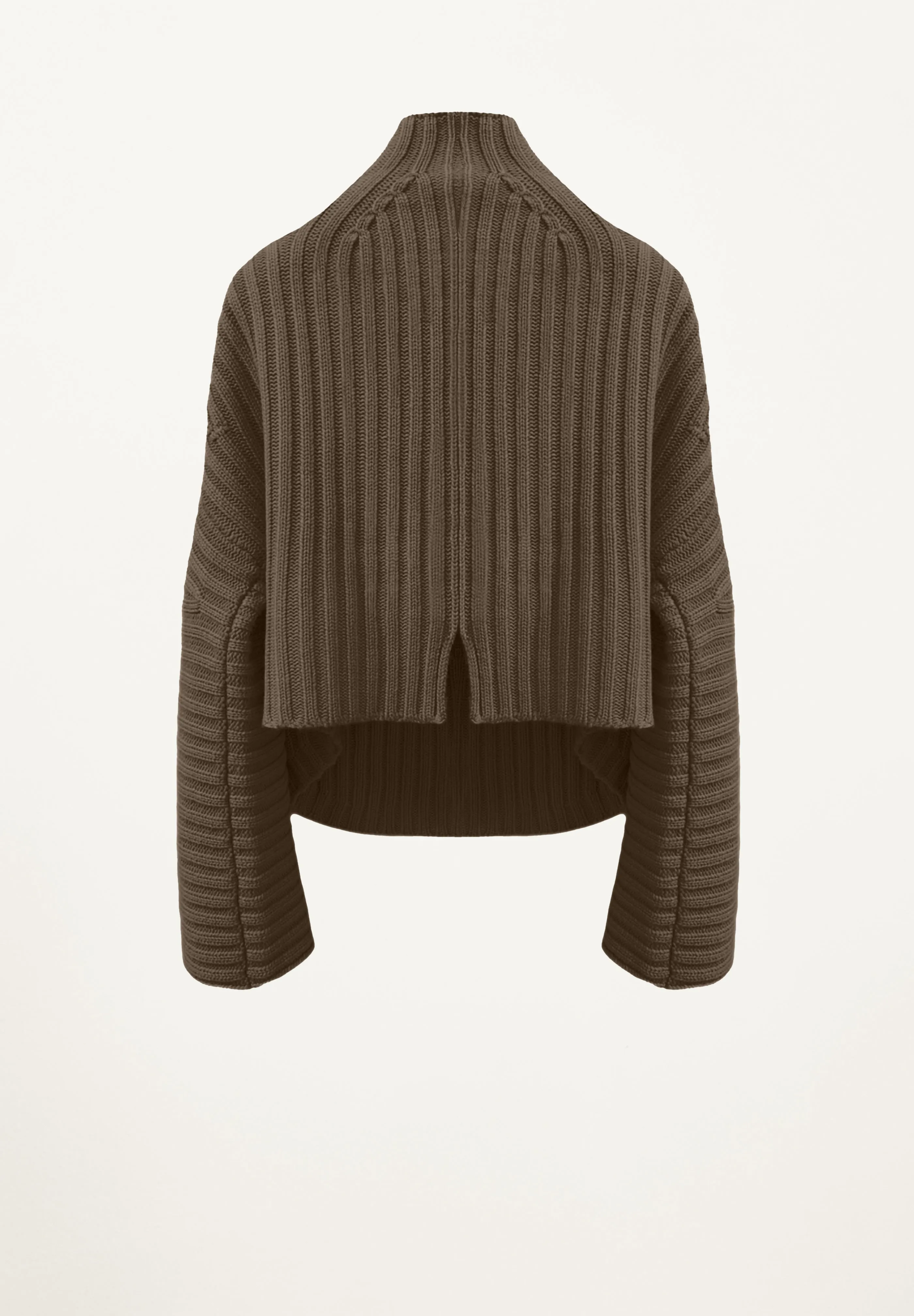 Amelia Ribbed Pullover in Army