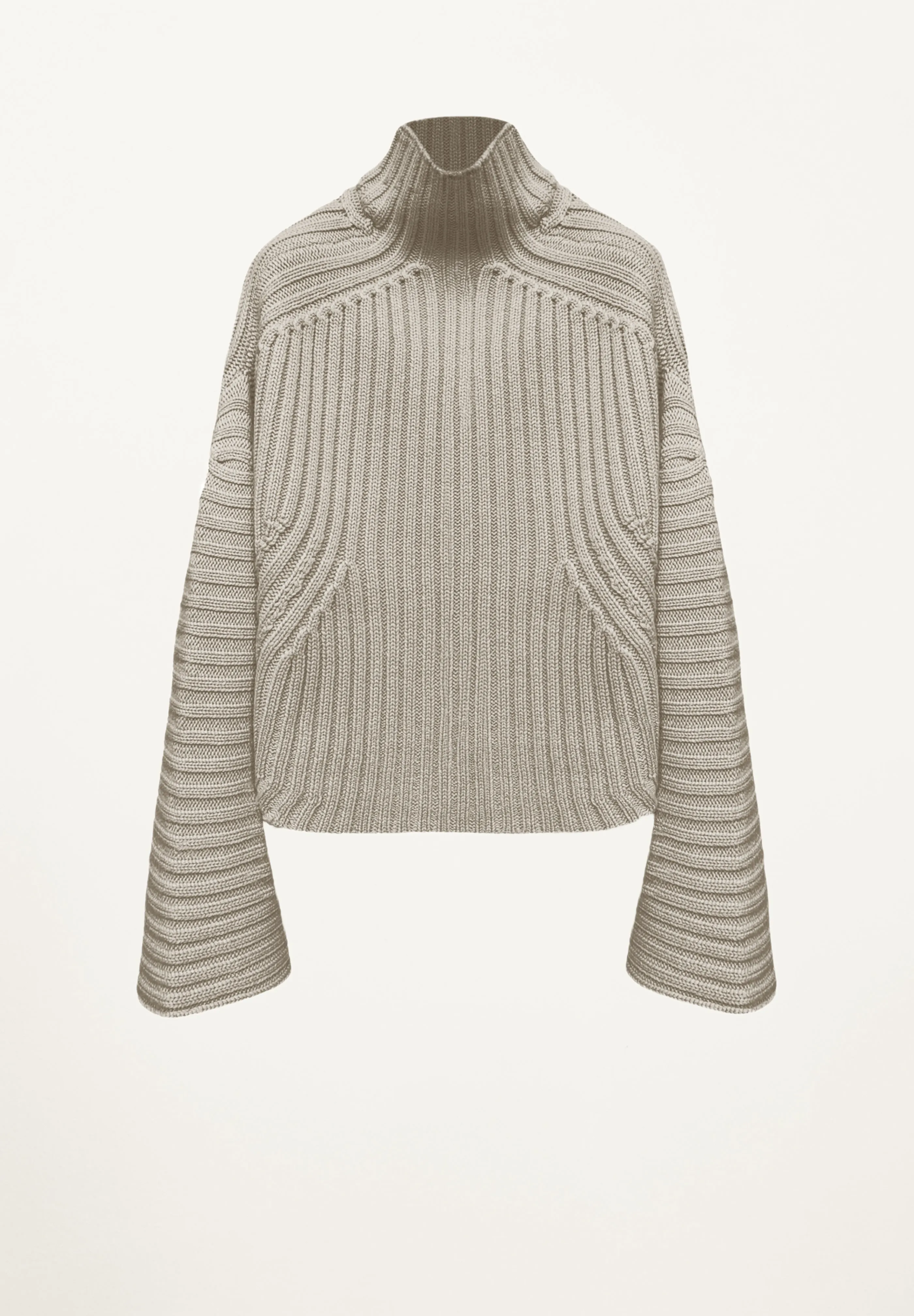 Amelia Ribbed Pullover in Jute