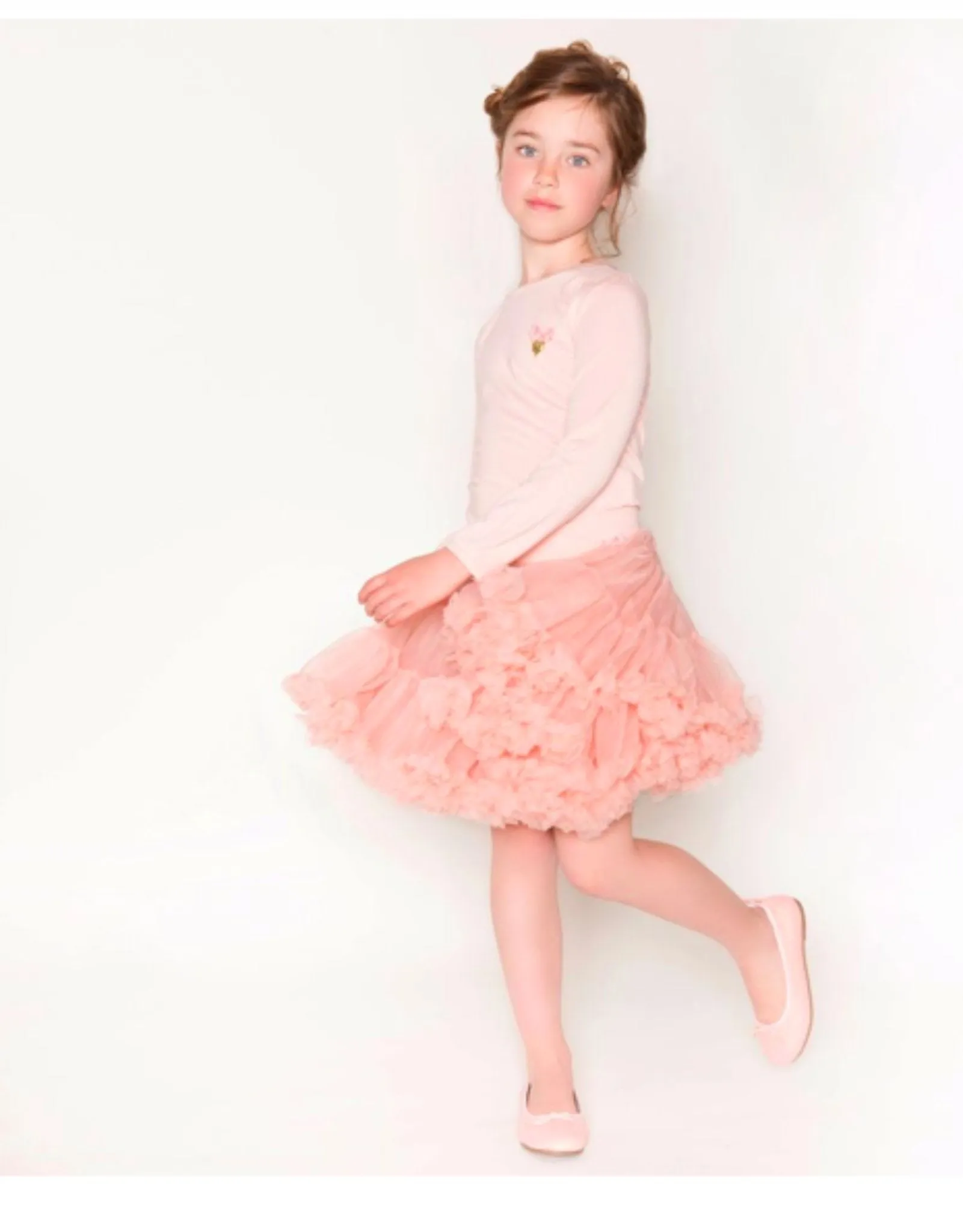 Angel's Face Girls Pixie Tutu Skirt In BLUSH