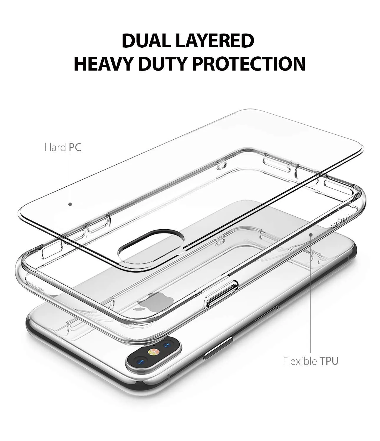 Apple iPhone X / XS Case | Fusion - Clear