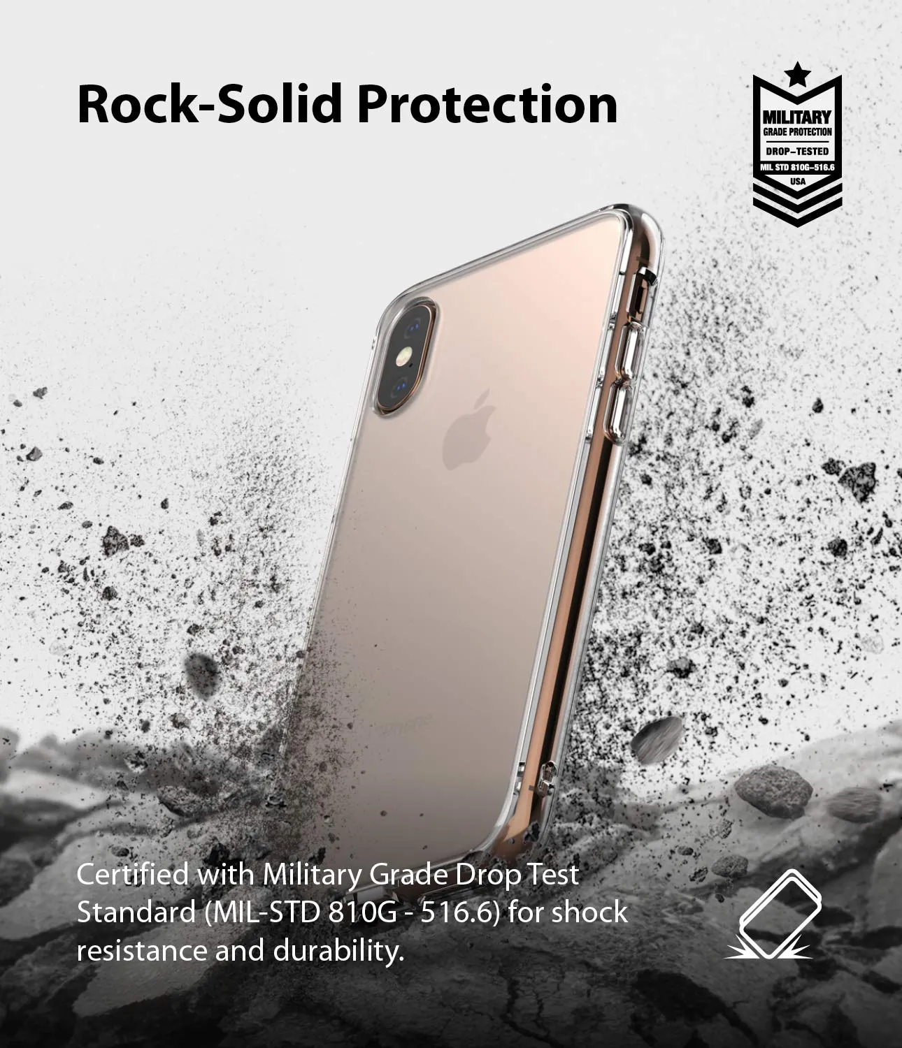 Apple iPhone X / XS Case | Fusion - Matte Clear