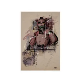 Art Series Freddy Fazbear Poster