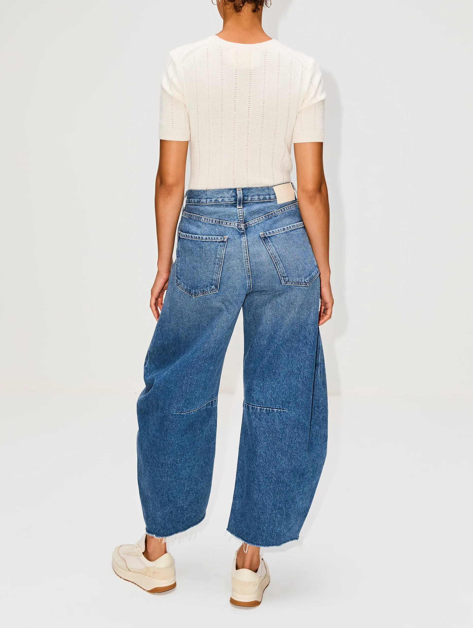 Audrey Pointelle Crew Top
