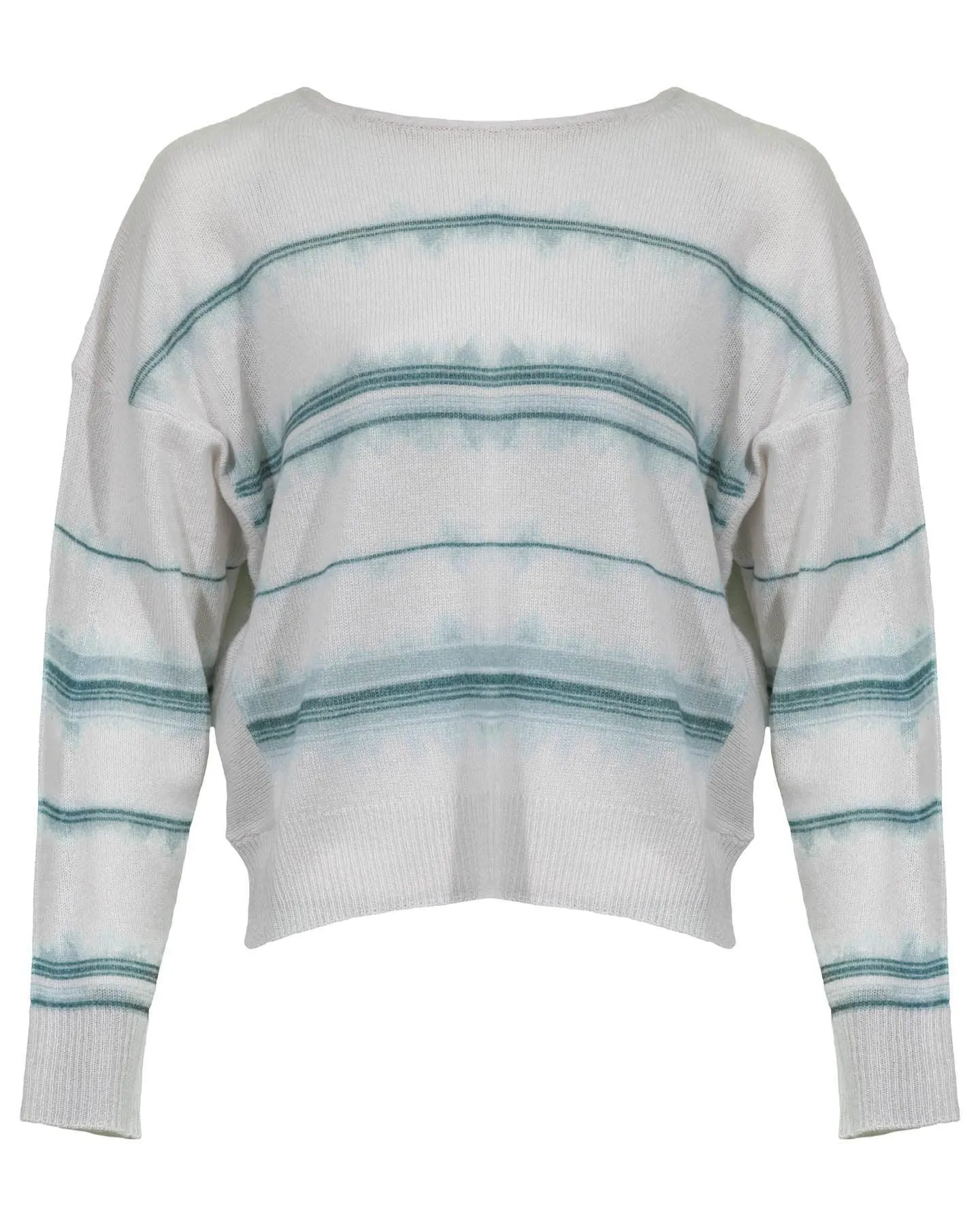 Azalea Cashmere Stripe Pullover