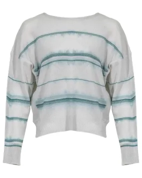 Azalea Cashmere Stripe Pullover