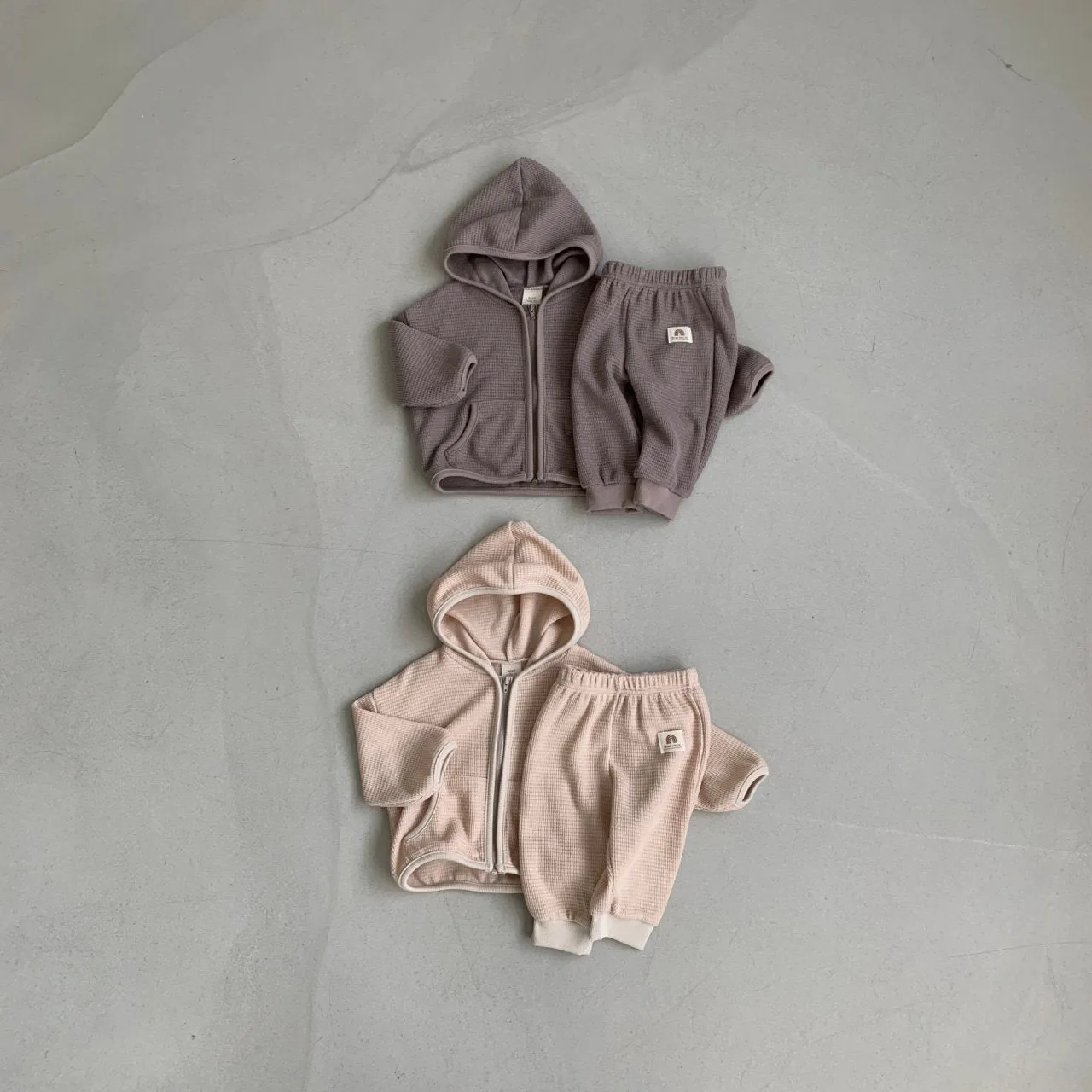 Baby BH Waffle Pull-on Jogger Pants (3-18m) -  2 Colors