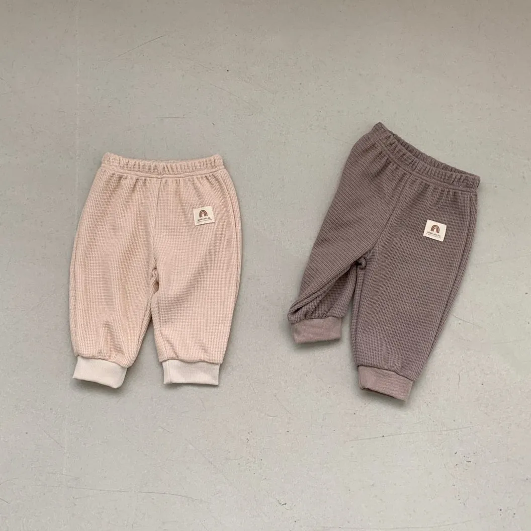 Baby BH Waffle Pull-on Jogger Pants (3-18m) -  2 Colors
