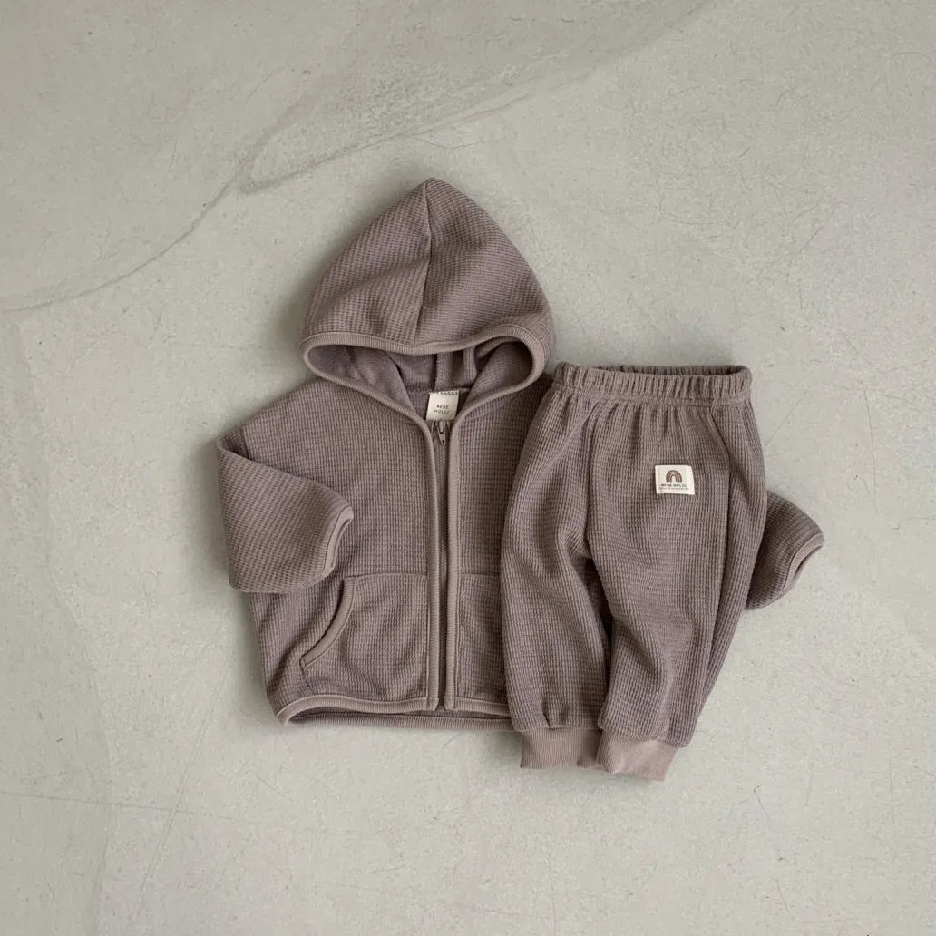 Baby BH Waffle Pull-on Jogger Pants (3-18m) -  2 Colors