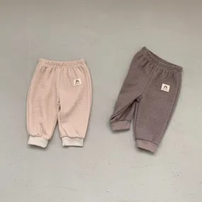 Baby BH Waffle Pull-on Jogger Pants (3-18m) -  2 Colors