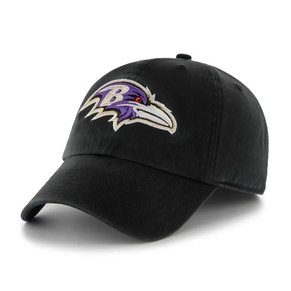 Baltimore Ravens 47 Brand Classic Black The Franchise Fitted Hat Cap