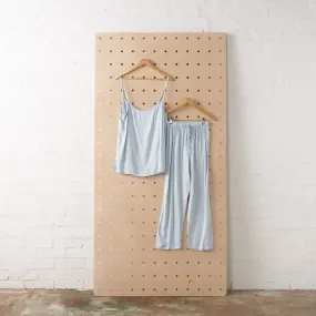 Bamboo Pyjama Set - Cami and Pant in Baby Blue