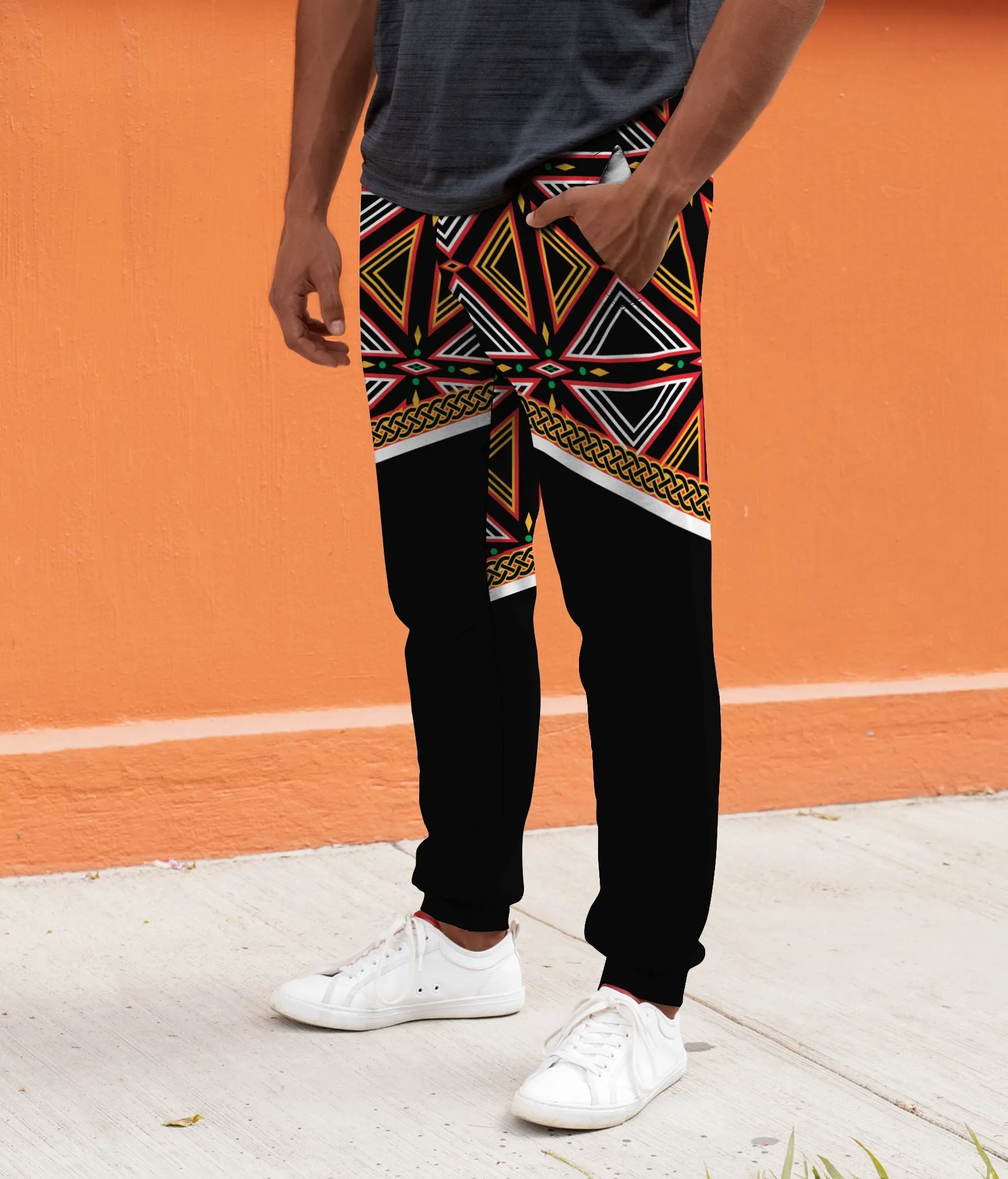 Bamenda African Print Joggers