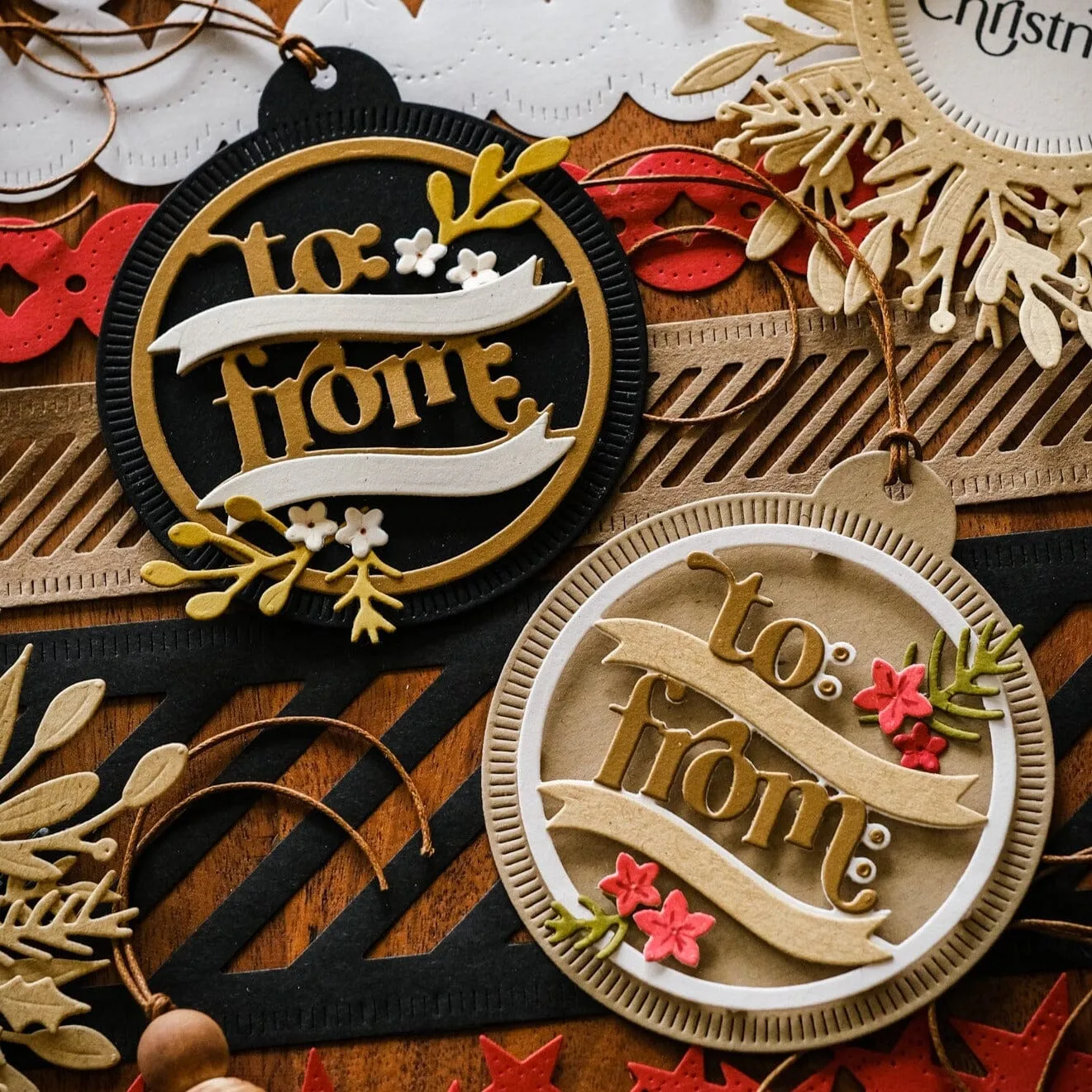 Banner Gift Tag Die