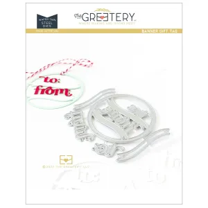 Banner Gift Tag Die