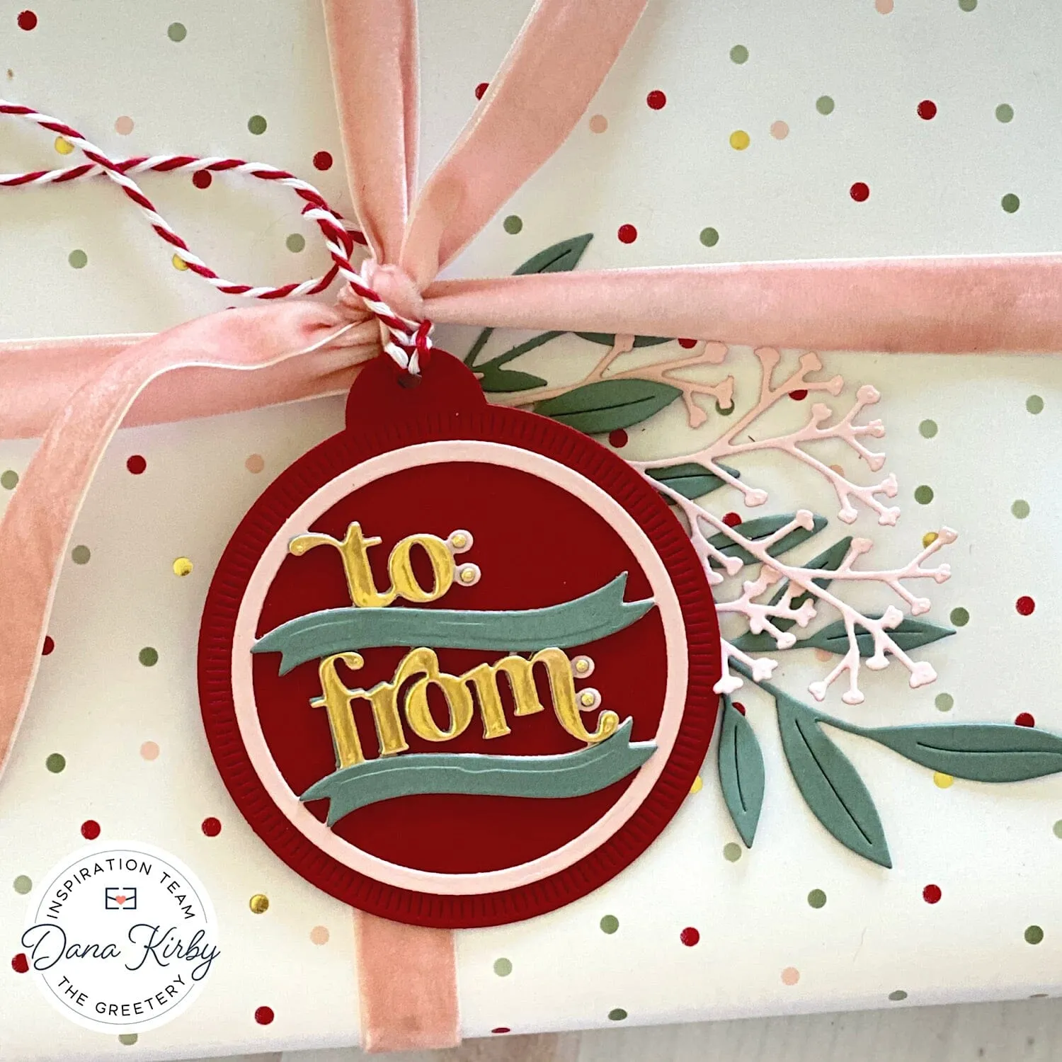 Banner Gift Tag Die