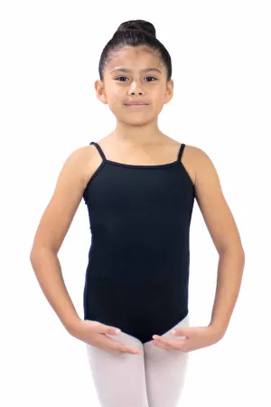 Basic Moves BM5497GN Girls' Microfiber XX-Back Cami Leotard