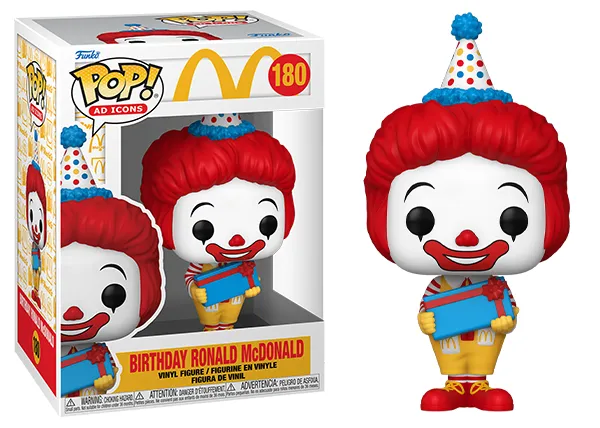 Birthday Ronald McDonald (Ad Icons) 180 [Damaged: 7/10]