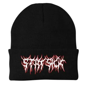 Black Metal Logo Black