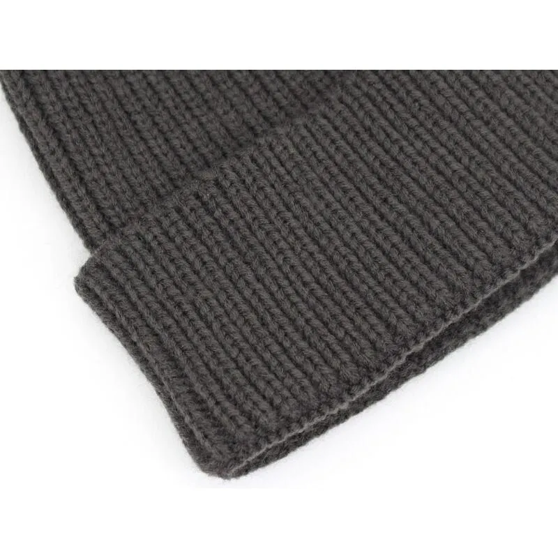 Black Ribbed Beanie