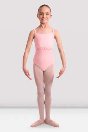Bloch CL2377 Child Scoop Neck Embroidered Cami Leotard