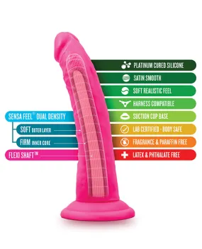 Blush Neo Elite 7.5" Silicone Dual Density Cock