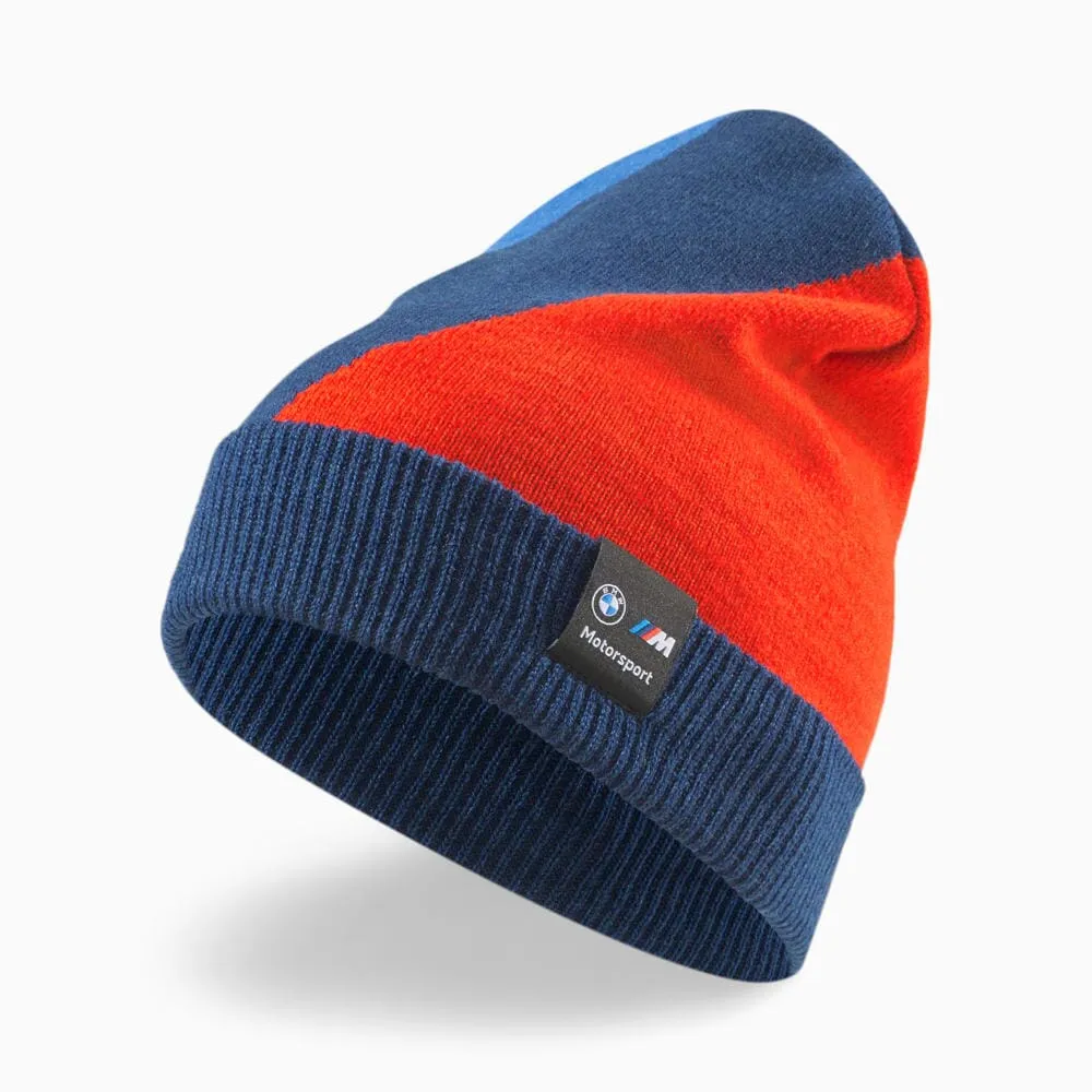 BMW "M" Motorsports Puma Cuff Beanie- Black/Blue
