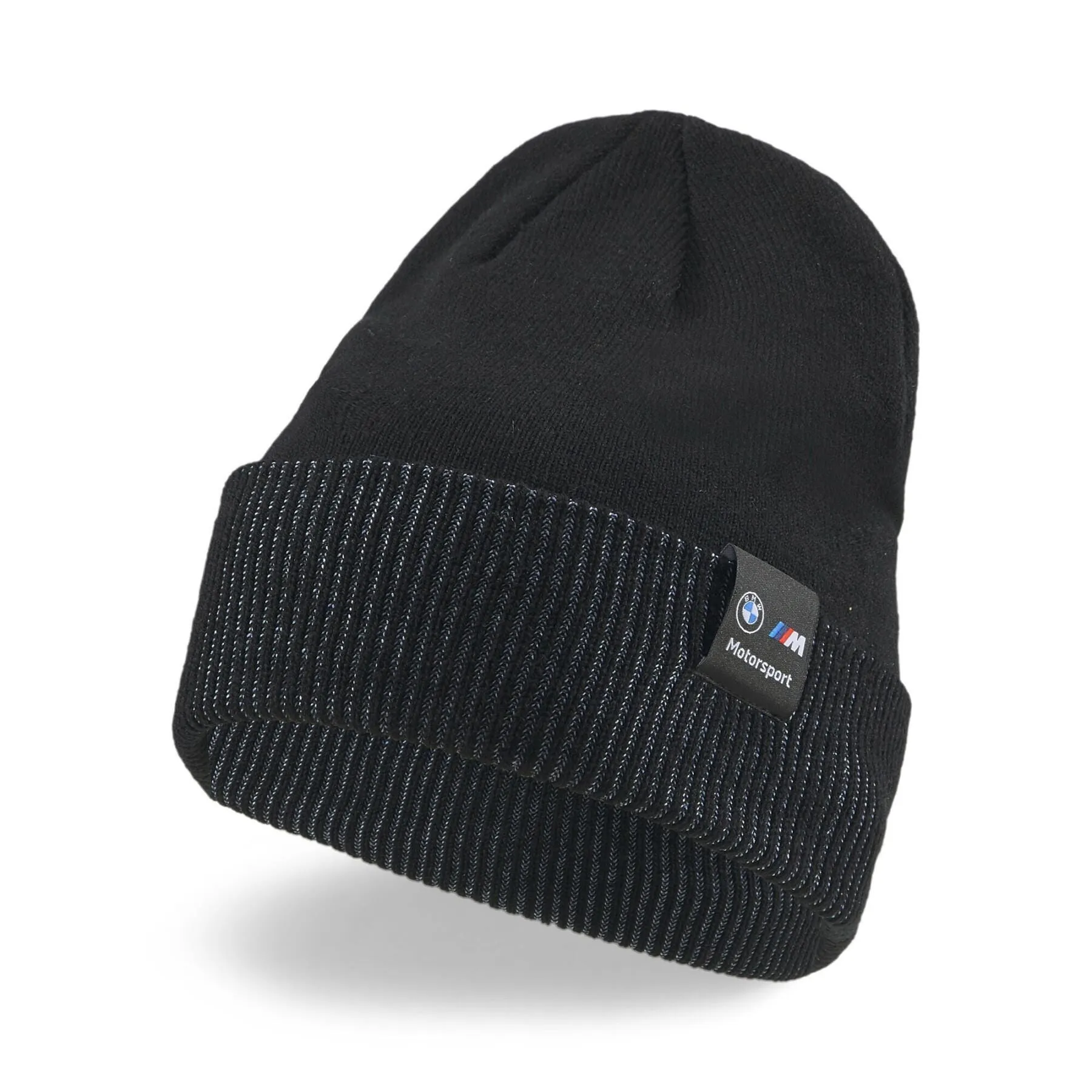 BMW "M" Motorsports Puma Cuff Beanie- Black/Blue