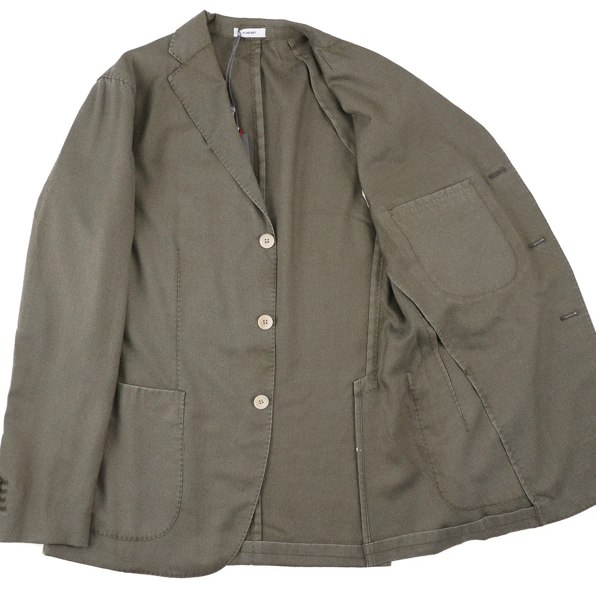 Boglioli Lightweight Cashmere-Silk K-Jacket