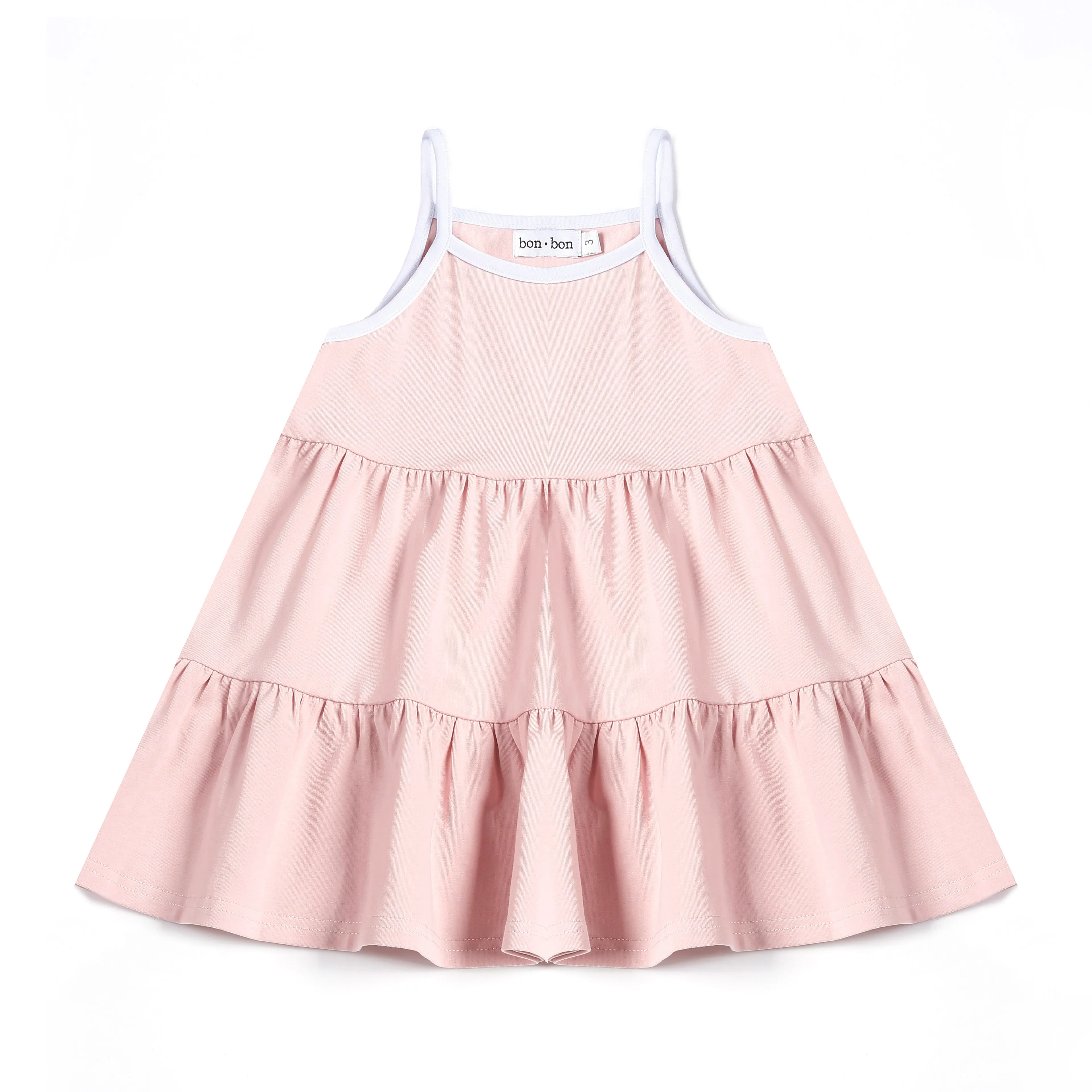 Bon Bon Pink Tiered Dress