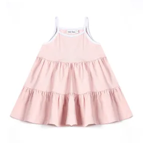 Bon Bon Pink Tiered Dress