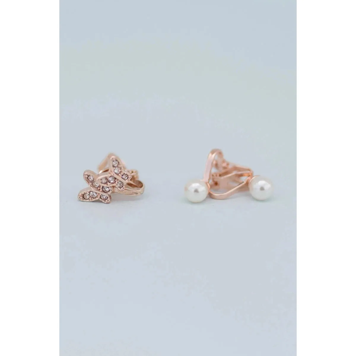 boutique dazzle clip on earrings, 3 sets
