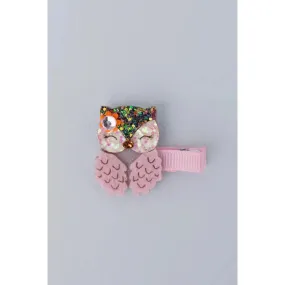 boutique dear owl hairclip