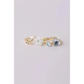 boutique sassy rings, 4pcs
