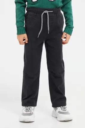 Boys Charcoal Pocket Jogger