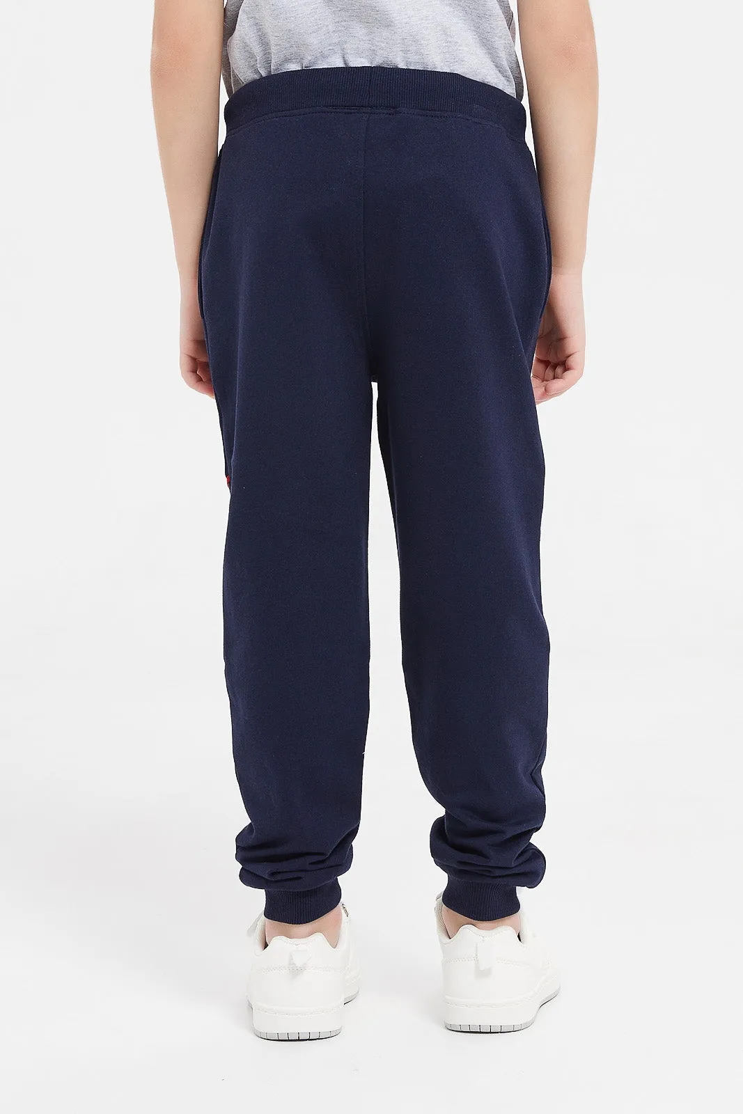 Boys Navy Tom & Jerry Joggers