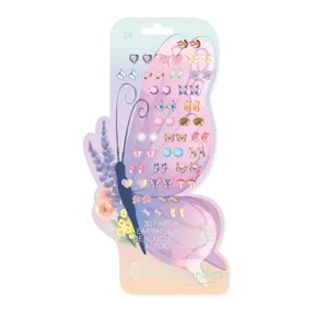 butterfly sticker earrings