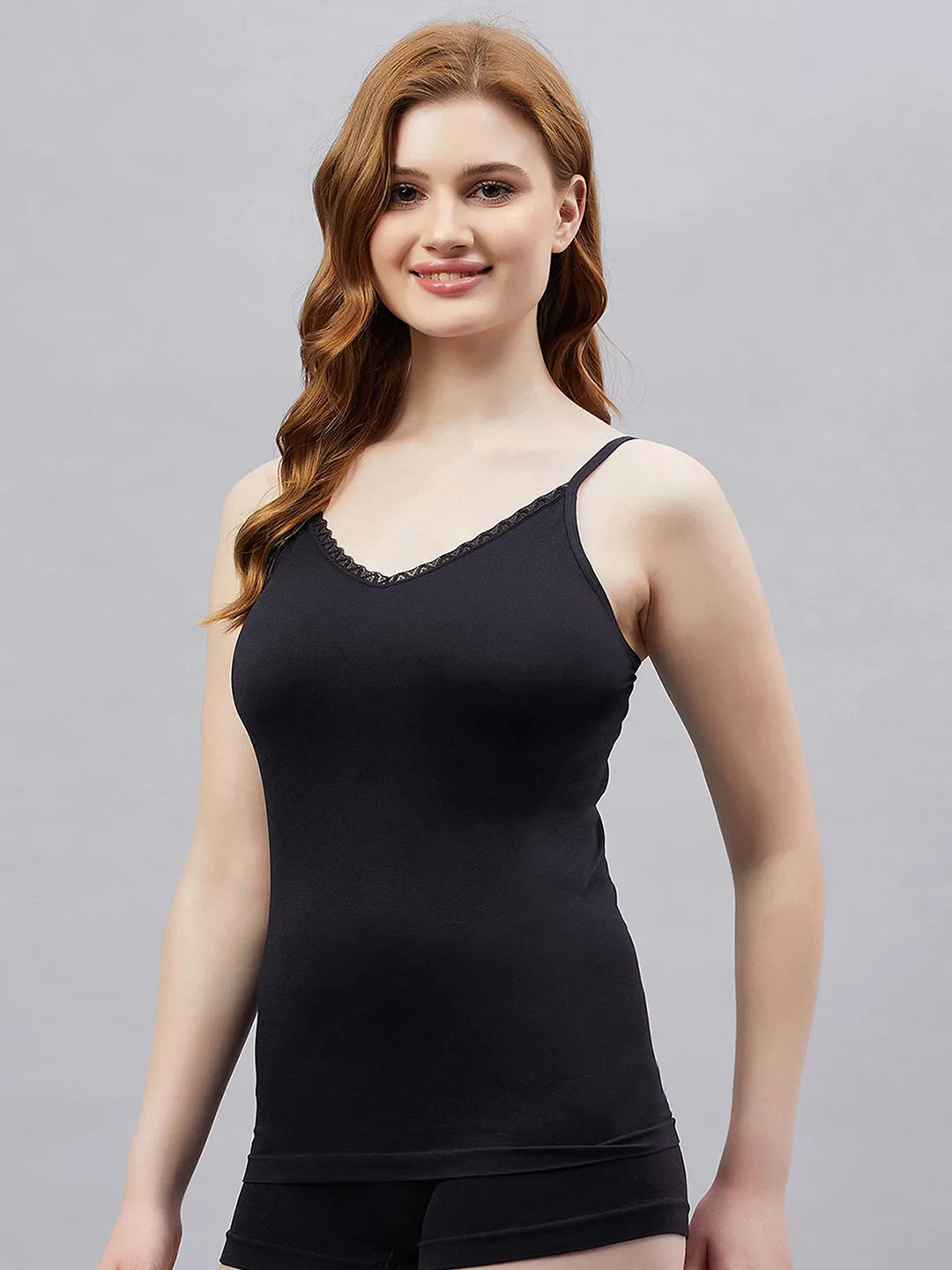 C9 Airwear Women's Seamless Shoulder Strap Camisole - White