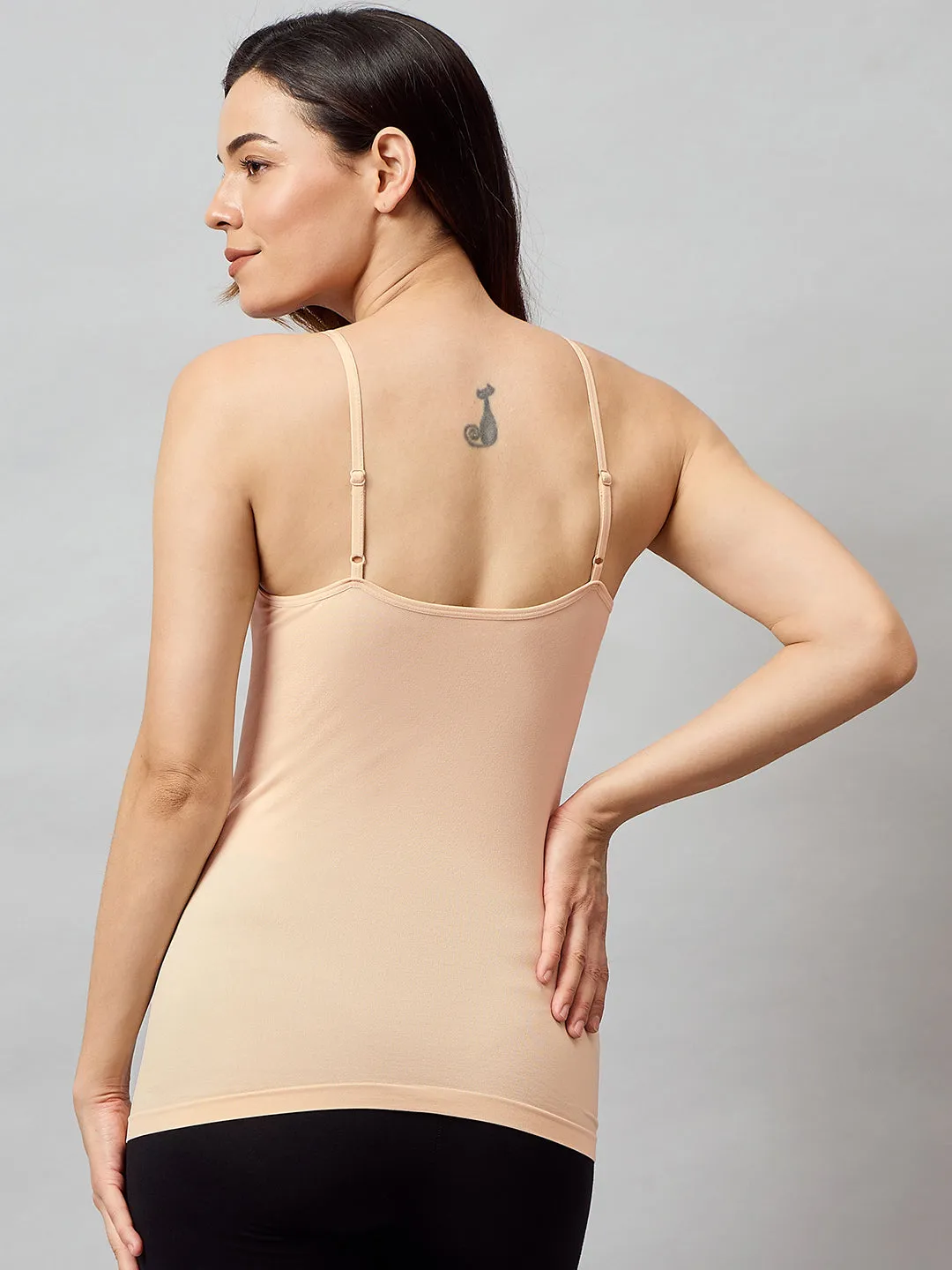 C9 Airwear Women's Seamless Shoulder Strap Camisole - White