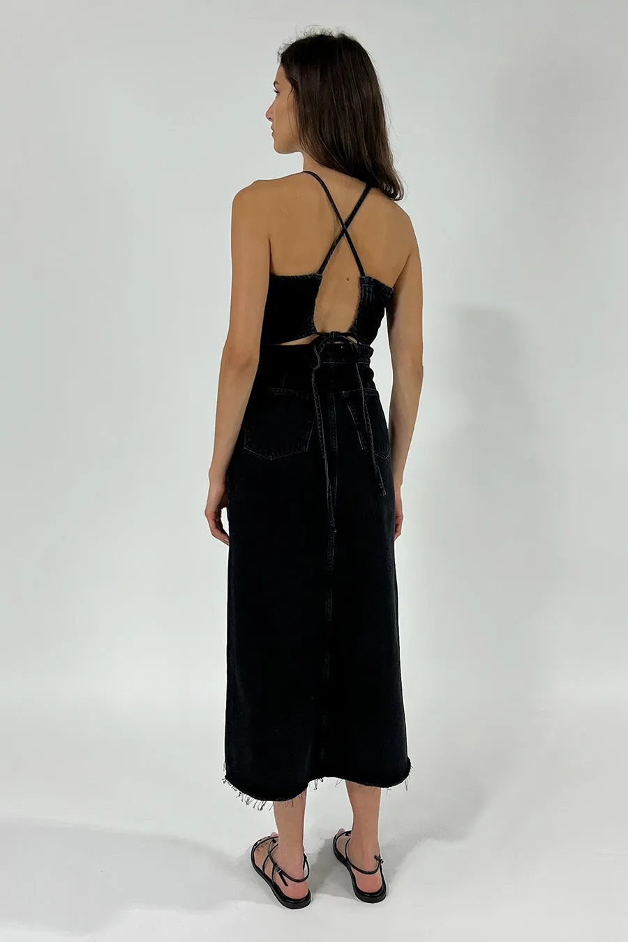 Callista Maxi Dress - Black Rock