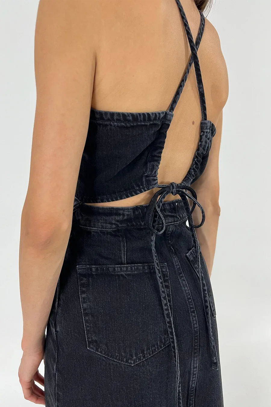 Callista Maxi Dress - Black Rock