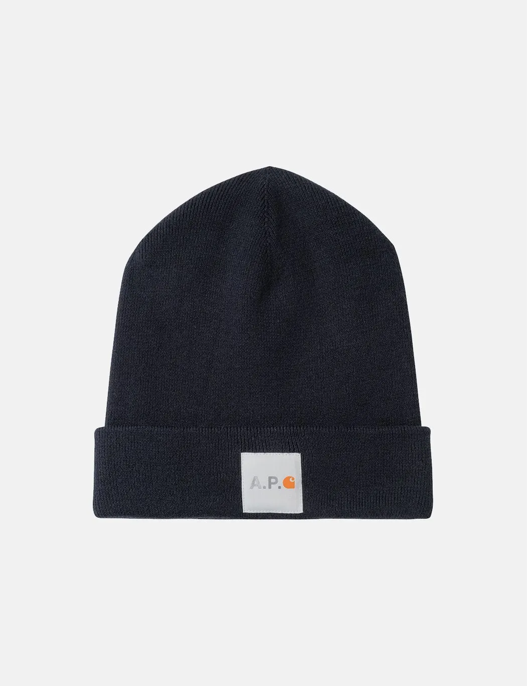 Carhartt-WIP x A.P.C. Watchtower Beanie Hat - Dark Navy Blue