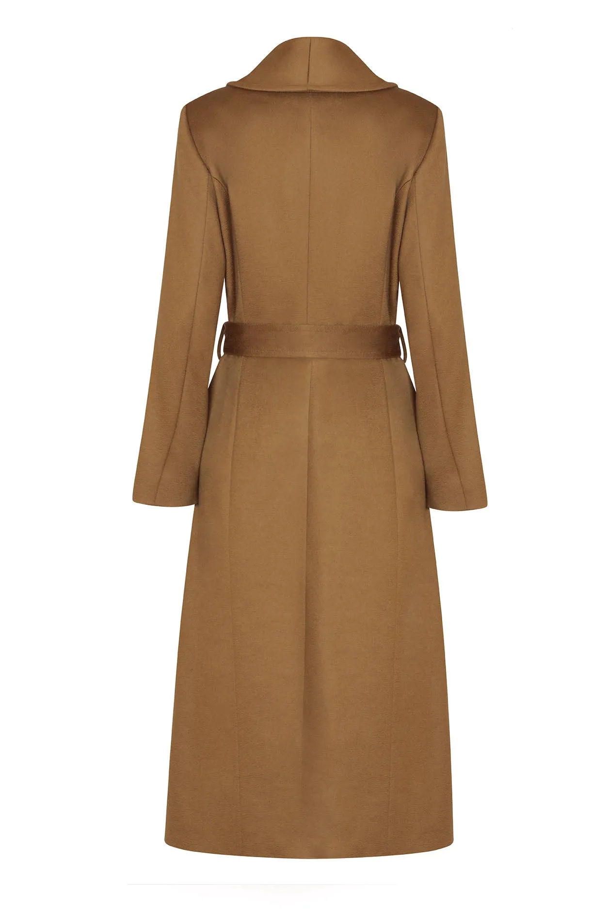 Cashmere Coat in Camel - Tahlia