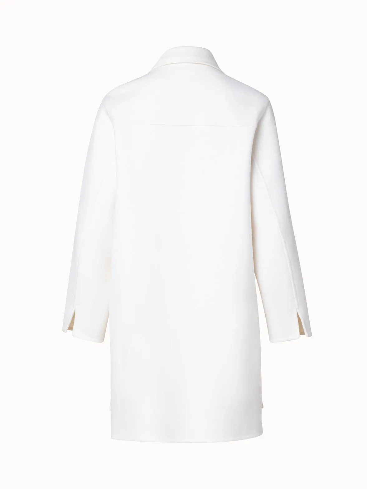 Cashmere Double-Face Short Coat